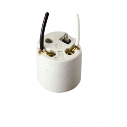 E26 F310 ceramic lamp base with cords