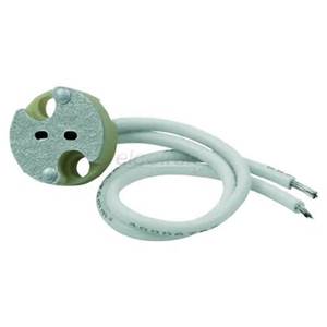 CE G5.3 MR16 socket with 15cm cord