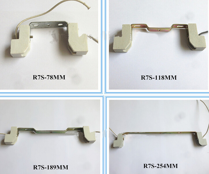 R7S female 78mm socket with wires - Converters - LEDLight