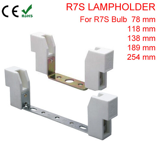 Infrared lamp socket R7s L 254mm 235V 500W clear OSRAM HALOTHERM