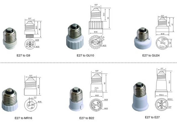 light bulb socket types