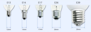 lamp cap Edison Screw Cap 