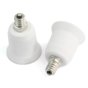 candelabra socket adapter plug e14 to e27