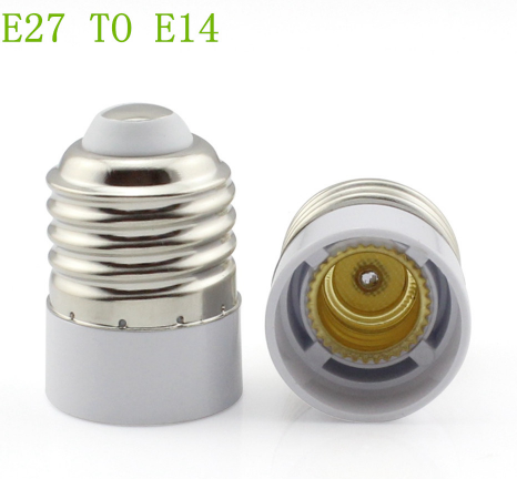 e27 to e14 candelabra socket adapter plug