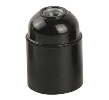 Bakelite E26 lamp holder smooth skirt and lock screw
