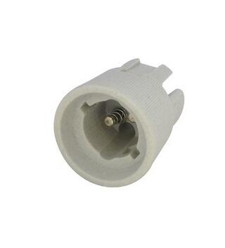 Ceramic b22 socket white