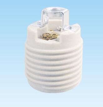 E26 ceramic Medium ES light bulb socket with rivet bracket