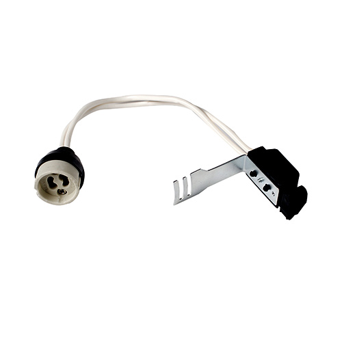 GU10 lamp holders with connection box mounting bracket