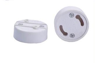 plastic electric gu24 lamp holder with push-in terminals