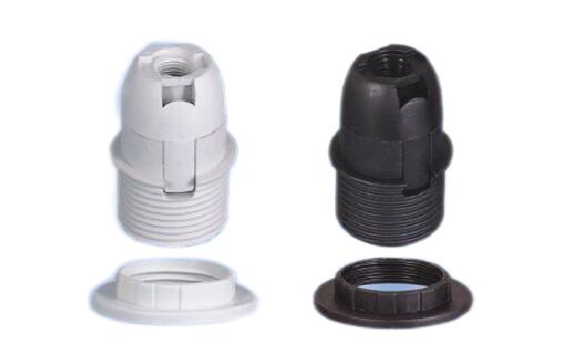 E12-S04 bakelite lamp socket black China manufacturer for USA