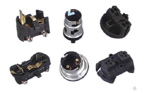 E14(E12)-1 E27(E26)-4 B22-5 B15-2 Insert Screw terminal ø3mm bakelite lamp holders