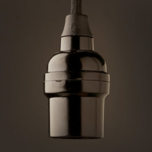 E27 Pendant bakelite lamp holder Cord Grip