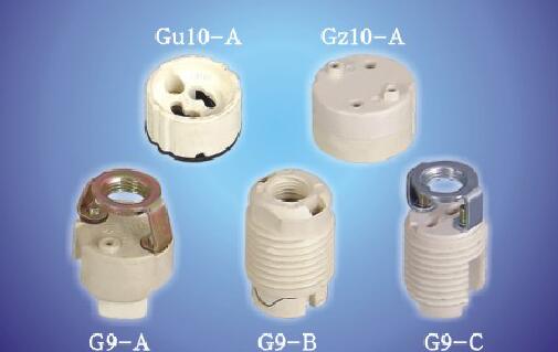 G9-A, G9-B, G-C, GZ10 Lamp holder socket