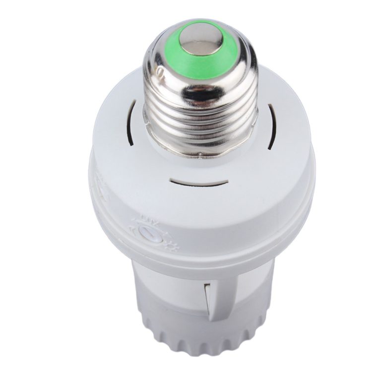 PIR Indoor motion sensor light socket with Control Switch