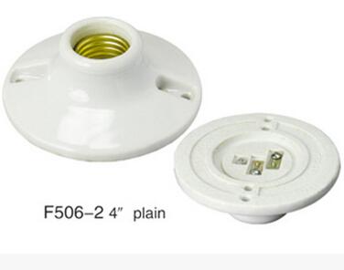 E27 F506 plain porcelain lampholder screw
