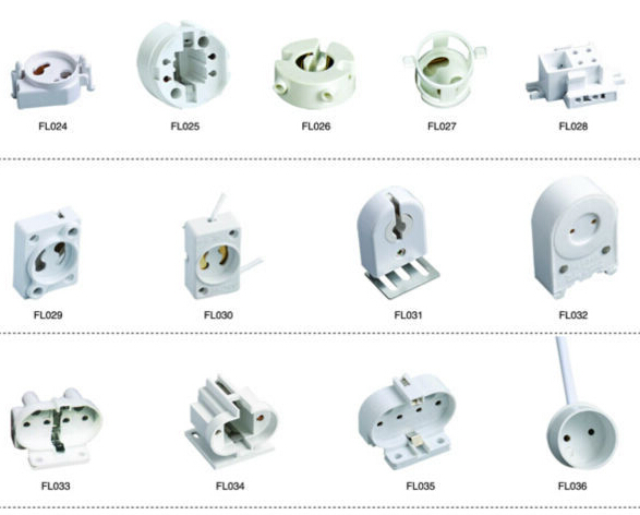 T5 Twin fluorescent LED lamp holders all types
