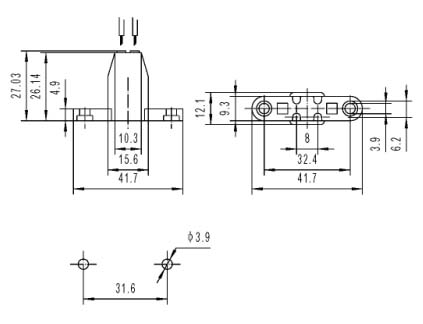 G10Q F34 C fluorescent lamp holder lighting fixture diagram