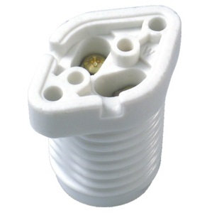 E17 ceramic halogen lamp holder socket base L026