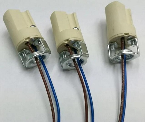 1pc G9 Socket Cable Ceramic Connector LED  Light Lamp Bulb Holder BaseAUF 