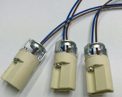G9 Base Ceramic Socket Lamp Holder Cable Halogen Bulb LED Light Fitting 