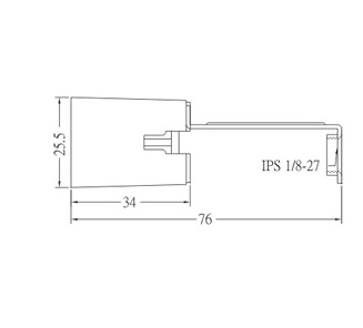 GE-314 Phenolic Lamp Socket Base E14 With Bracket Diagram