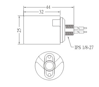 GE-6014-1 Porcelain Lamp Socket Base E14 Dimension