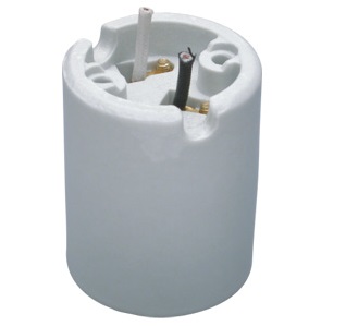 E39 mogul porcelain socket base 600V 1500W 18″ leads