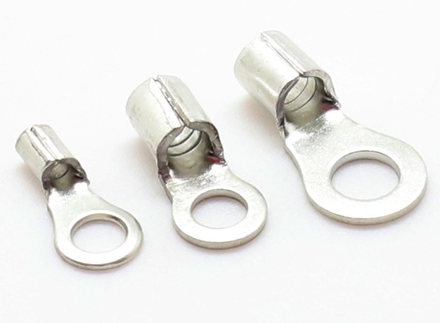 Non-insulated RNB international standard size copper ring terminals