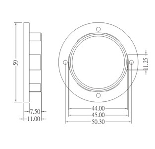 Shade ring diagram for GE-6050,GE-6051,SC-228,SC-228-1,SC-228-2