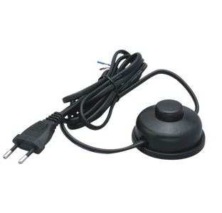 VDE 2C 1.2mm wire spec with plug European foot switch