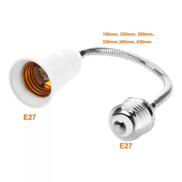 E26 E27 Extension Light Bulb Socket Extender Adapters