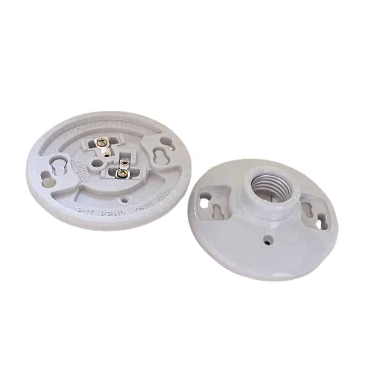 E26 ceramic light bulb sockets medium base ES lamp holder