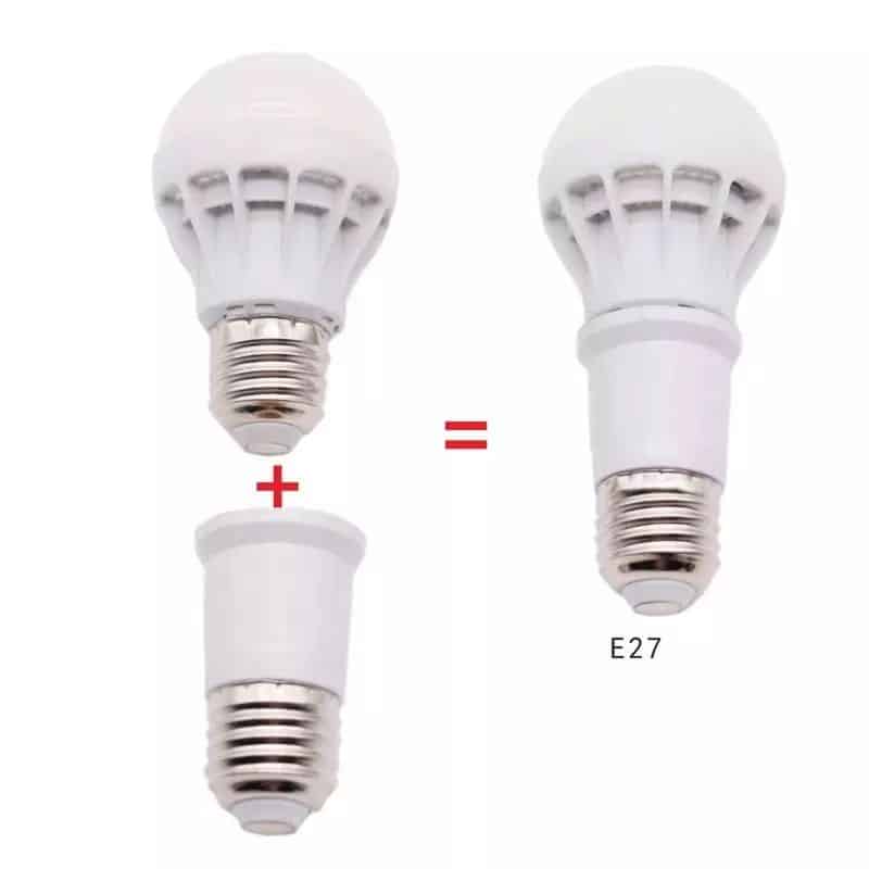 E27 To E27 Lamp Base Converter 80mm Lamp Holder Extender E27 Universal Lamp Holder Conversion