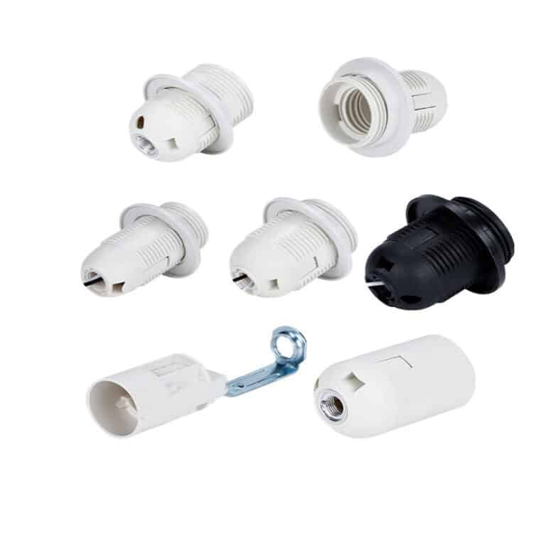 Light bulb fittings plastic lamp holder E26 & E27