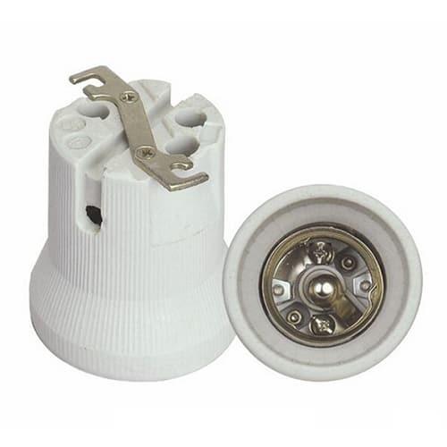 E40 porcelain lamp holder with bracket