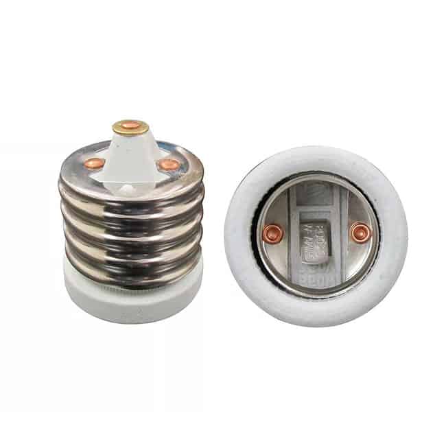 E39 to E26 Medium ceramic base lamp holder sockets reducer