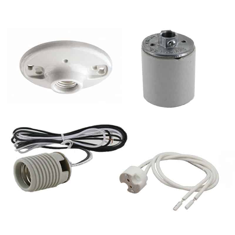 Porcelain lamp socket types