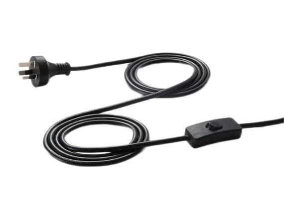 Australian 3 Pin Plug Cord Set with 303 Switch