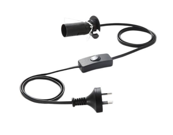 Australian E14 Lamp holder Cord Plug Set with 303 Switch