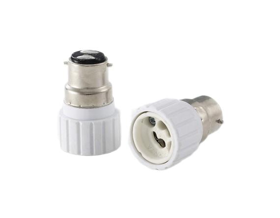 B22 to GU10 light bulb socket adapters