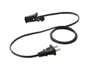 Chinese E14 Lamp holder Cord Set with Plug and Clip
