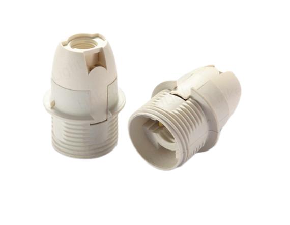 E12 Plastic Half Thread Light Bulb Sockets