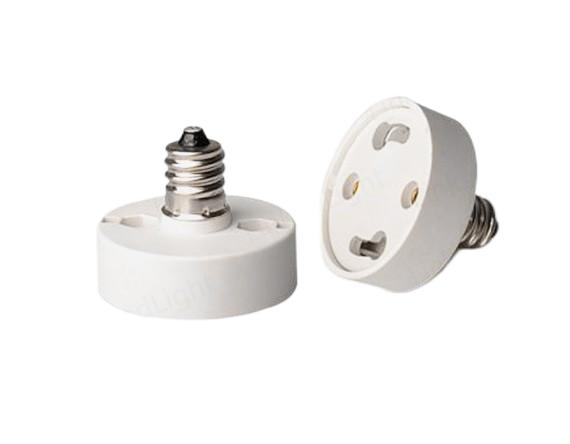 E12 To GU24 Light Bulb Socket Adapters