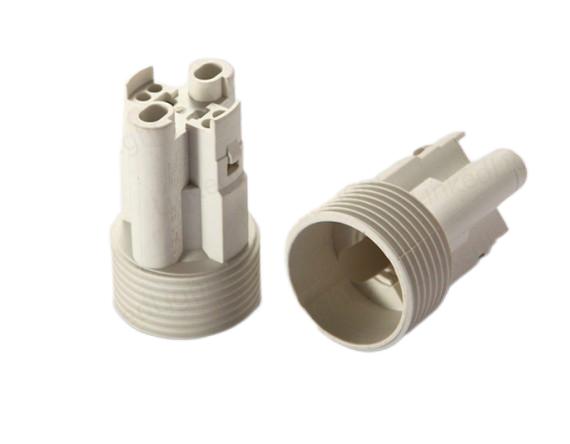 E14 Plastic Short Thread Light Bulb Sockets White