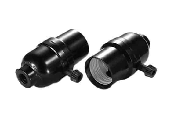 E26 2-3-4 way Phenolic Light Bulb Sockets UL Listed