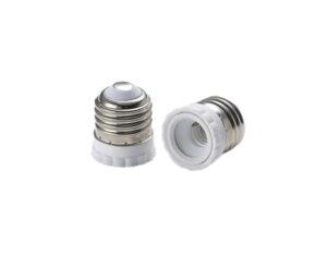 E26 to E12 light bulb socket adapters