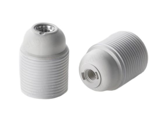E27 Plastic Full Thread Spiral Light Bulb Sockets