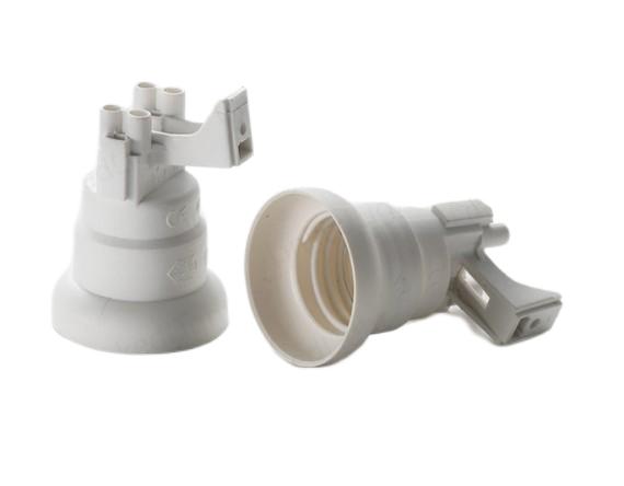 E27 Plastic Trumpet Light Bulb Sockets