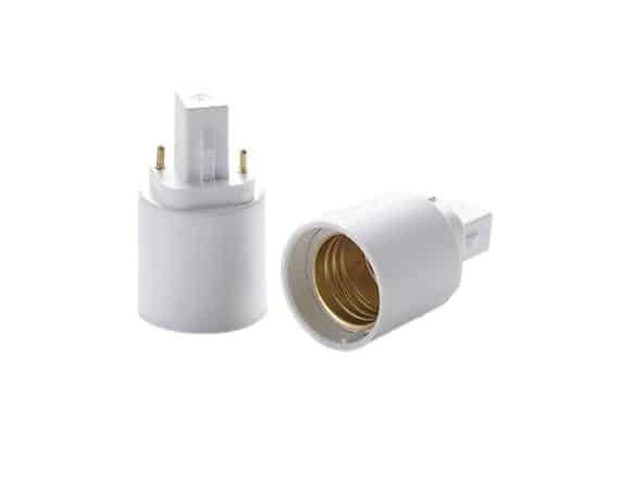 G24 to E27 Light Bulb Socket Adapters