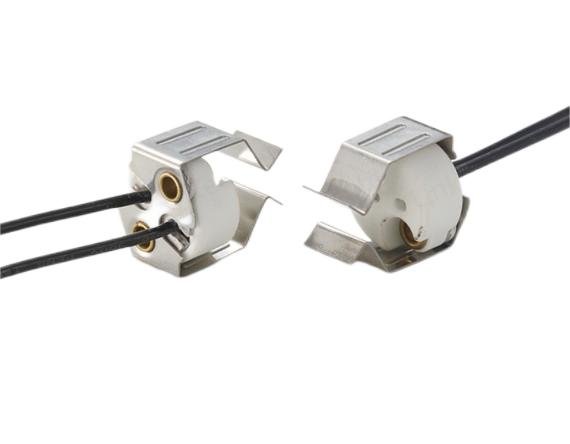thumbnail interactive-video image 1 of 10x MR16 GU5.3 Ceramic Light Sockets – Halogen/LED Bulb Holders, 3 Amp Rating 1 of 4